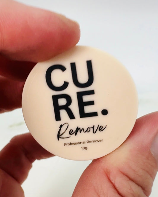 Cure. Remove